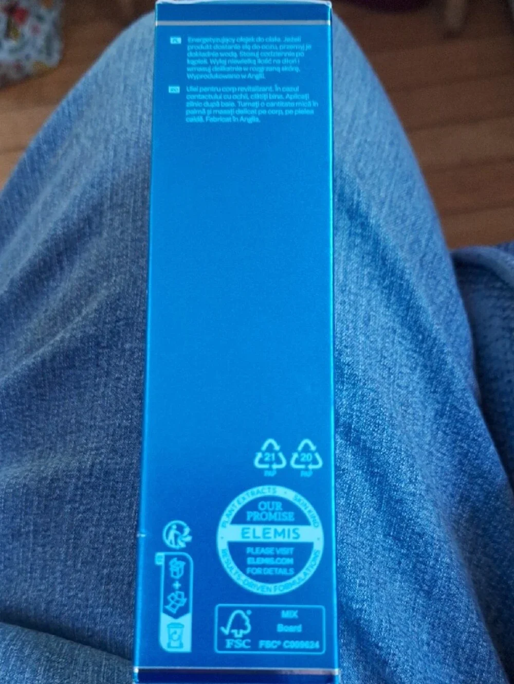 ELEMIS Cellutox Active Body Oil - Metallic Blue Box